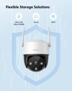 Imou 3K/5MP Überwachungskamera Aussen mit 360° PTZ, KI-Personen-/Fahrzeugerkennung und Vollfarbiger Nachtsicht