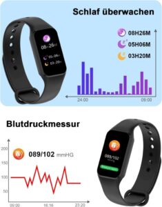 IOWODO Smartwatch für Damen und Herren - Dein intelligenter Begleiter für Gesundheit und Fitness