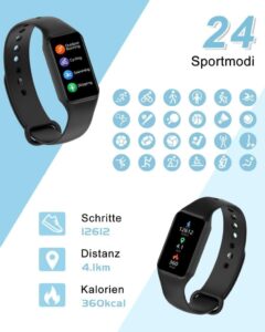 IOWODO Smartwatch für Damen und Herren - Dein intelligenter Begleiter für Gesundheit und Fitness