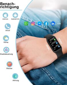 IOWODO Smartwatch für Damen und Herren - Dein intelligenter Begleiter für Gesundheit und Fitness