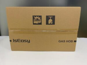 IsEasy Gaskochfeld mit 2 Gasbrennern, Einbauherd aus Glas und Gusseisen - Erdgas / Propan