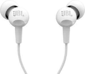 JBL C100 In-Ear-Kopfhörer in Weiß - Perfekt für Multimedia-Anwendungen