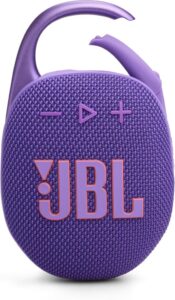 JBL Clip 5 in Lila: Dein tragbarer Bluetooth-Lautsprecher für unvergesslichen Sound