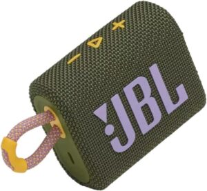 JBL GO 3 - Tragbarer und wasserfester Bluetooth Lautsprecher in Grün