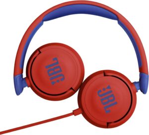 JBL Jr310 On-Ear Kinder-Kopfhörer in Rot-Blau – Ideal für Schule und Freizeit