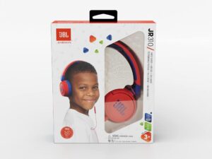 JBL Jr310 On-Ear Kinder-Kopfhörer in Rot-Blau – Ideal für Schule und Freizeit