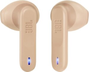 JBL Wave Flex - Kabellose In-Ear Ohrhörer mit IP54- und IPX2-Wasserdichtigkeit in Beige