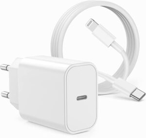 Jeenek iPhone 14 13 Schnellladegerät [MFi zertifiziert] mit 2m Apple Original Kabel