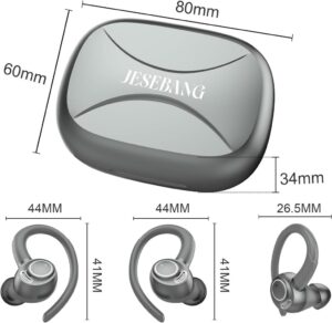 Bluetooth Kopfhörer Sport von Jesebang – Kabellos, mit herausragendem Sound und IP7 Wasserdicht
