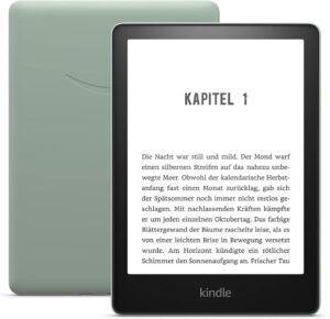 Kindle Paperwhite (16 GB) – Jetzt mit 6,8-Zoll-Display und verstellbarer Farbtemperatur – Agavengrün