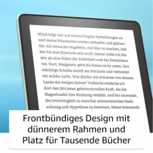 Kindle Paperwhite (16 GB) – Jetzt mit 6,8-Zoll-Display und verstellbarer Farbtemperatur – Agavengrün