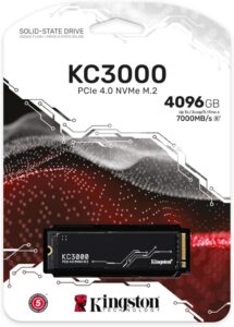 Kingston KC3000 PCIe 4.0 NVMe M.2 SSD - Der Hochleistungsspeicher für Desktop- und Laptop-PCs