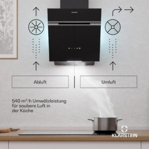 Klarstein Alina Dunstabzugshaube - Leistungsstark, Energieeffizient und stilvoll