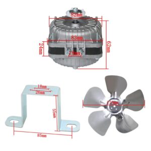 Leistungsstarker Kühlschrank Motor mit Haltebügel und 220V Lüftermotor - Ideal für jedes Kühlgerät