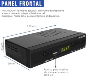 LALALUYE DVB-T HD Decoder - Full HD 1080p terrestrischer digitaler TV-Tuner