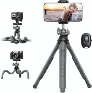 Lamicall Handy Stativ - Flexibles Mini Stativ für Smartphone, Kamera und GoPro