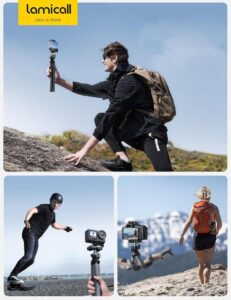 Lamicall Handy Stativ - Flexibles Mini Stativ für Smartphone, Kamera und GoPro