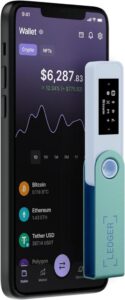 Ledger Nano S Plus (Pastellgrün) - Deine sichere Hardware-Wallet für Krypto und NFTs