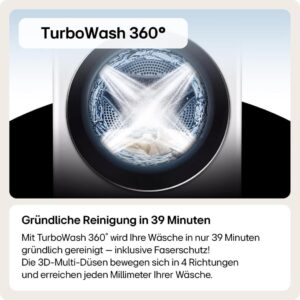 LG W4WR70E6Y Waschtrockner: 11kg Waschen, 6kg Trocknen mit AI Direct Drive und Wärmepumpentechnologie