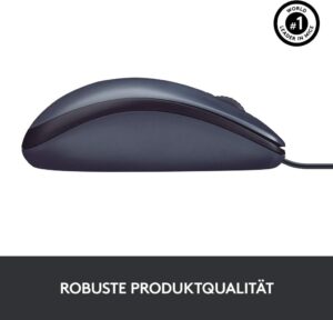 Logitech B100 Optische Maus - Perfekte Ergonomie für jeden PC und Mac