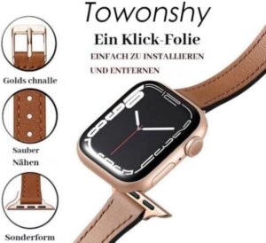 Luxury Slim Leder Armband für Apple Watch - Elegant, Leicht und Komfortabel