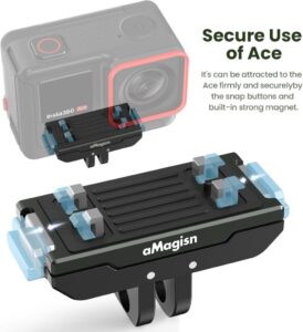 Magnetische Schnellspanner-Halterung für Insta360 Ace Pro/Ace/X3/ONE X2 Action-Kamera