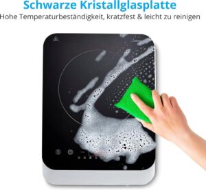 MEDION Einzel-Induktionskochplatte mit 2000 Watt und Sensor Touch - Perfekt für schnelles und sicheres Kochen