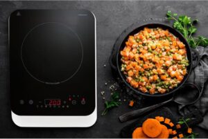 MEDION Einzel-Induktionskochplatte mit 2000 Watt und Sensor Touch - Perfekt für schnelles und sicheres Kochen