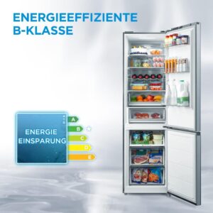 Midea MDRB521MGB02 Kühl-/Gefrierkombination - Energieeffizienz und Frische auf hohem Niveau