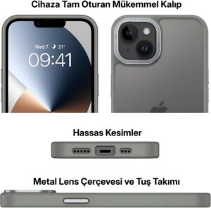 Minesk iPhone 11 Premium Case: Schutz und Stil in Titangrau