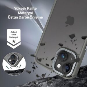 Minesk iPhone 11 Premium Case: Schutz und Stil in Titangrau