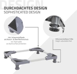 ML-Design Waschmaschinen Untergestell: Stabil, verstellbar und rutschfest