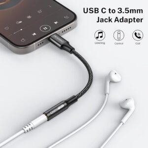 MOSWAG USB Typ C auf 3.5mm Kopfhörer Jack Adapter: Dein perfekter Begleiter für Hi-Fi Audio