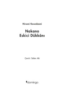 Nakano Eskici Dükkanı - Das fesselnde türkische Buch für junge Leser