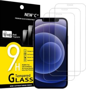 NEW'C Panzer Schutz Glas für iPhone 12 Mini: Kristallklarer und ultrabeständiger Displayschutz