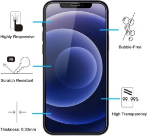 NEW'C Panzer Schutz Glas für iPhone 12 Mini: Kristallklarer und ultrabeständiger Displayschutz