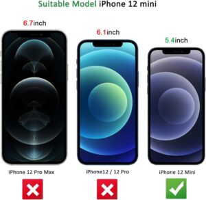 NEW'C Panzer Schutz Glas für iPhone 12 Mini: Kristallklarer und ultrabeständiger Displayschutz