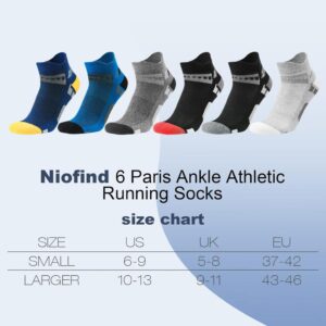 Niofind Herren-Socken aus Baumwolle, atmungsaktiv und bequem - 6 Paar