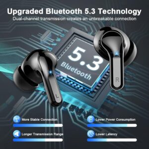 Bluetooth Kopfhörer Kabellos In Ear mit 4 ENC Mikrofon und Noise Cancelling - 2023 Neue Generation