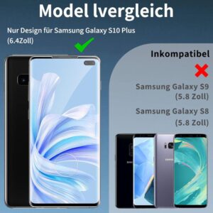 Panzerglas Schutzfolie für Samsung Galaxy S10 Plus - 2er Pack