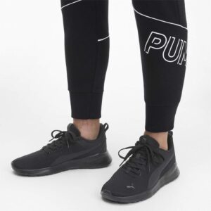 PUMA Unisex Anzarun Lite Sneaker in Puma Black - Sportlicher Komfort in Größe 47 EU