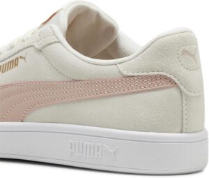 PUMA Unisex Smash 3.0 Sneaker in Warm White Rose Quartz Puma White, Größe 40 EU