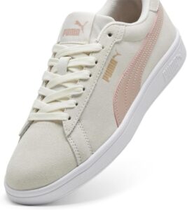 PUMA Unisex Smash 3.0 Sneaker in Warm White Rose Quartz Puma White, Größe 40 EU