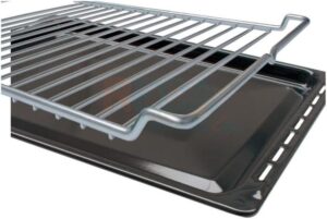 Recamania Teka Grillrost und Backblech 370 x 460 mm - Das perfekte Set für deinen Backofen