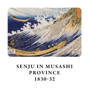 Retronote Mount Fuji Series IV - A6 Hokusai 4er Set ohne Streifen