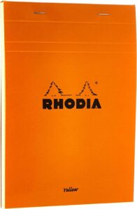 Rhodia 16260C Notizblock - DIN A5, kariert, orange