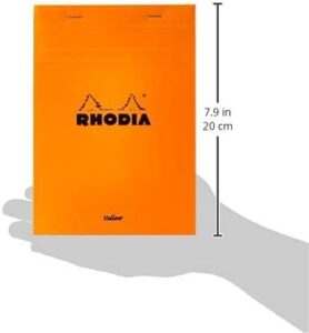 Rhodia 16260C Notizblock - DIN A5, kariert, orange