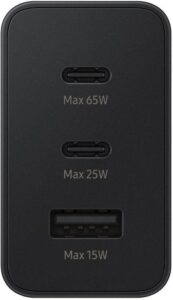 Samsung 3in1 Trio 65W 2xPD + UsbA Home Ladegerät - Leistung und Effizienz in einem