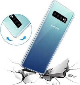 Samsung Galaxy S10 Plus Transparente Super Silikon Hülle von Ehr. - Ultradünn und Schützend