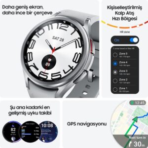 Samsung Galaxy Watch 6 Classic 43mm in Schwarz mit Türkei Garantie